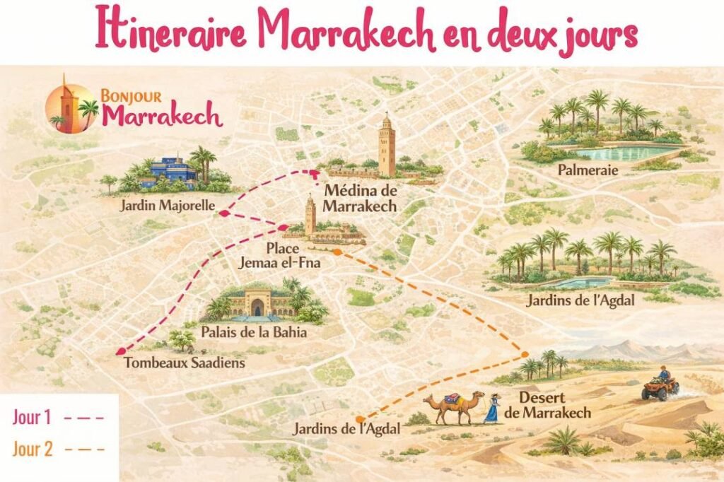 map marrakech 2jrs